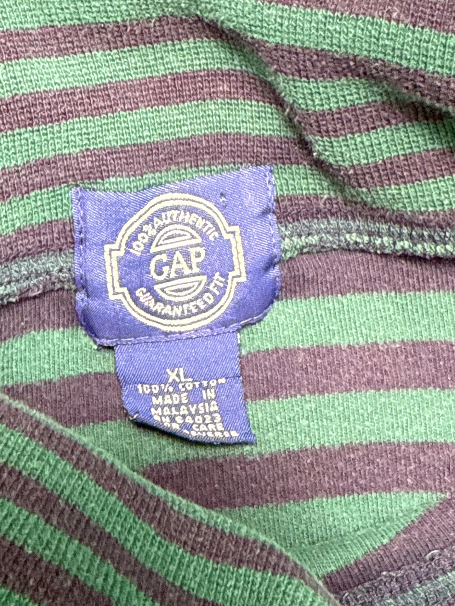 Vintage Gap Long Sleeve Striped Turtleneck