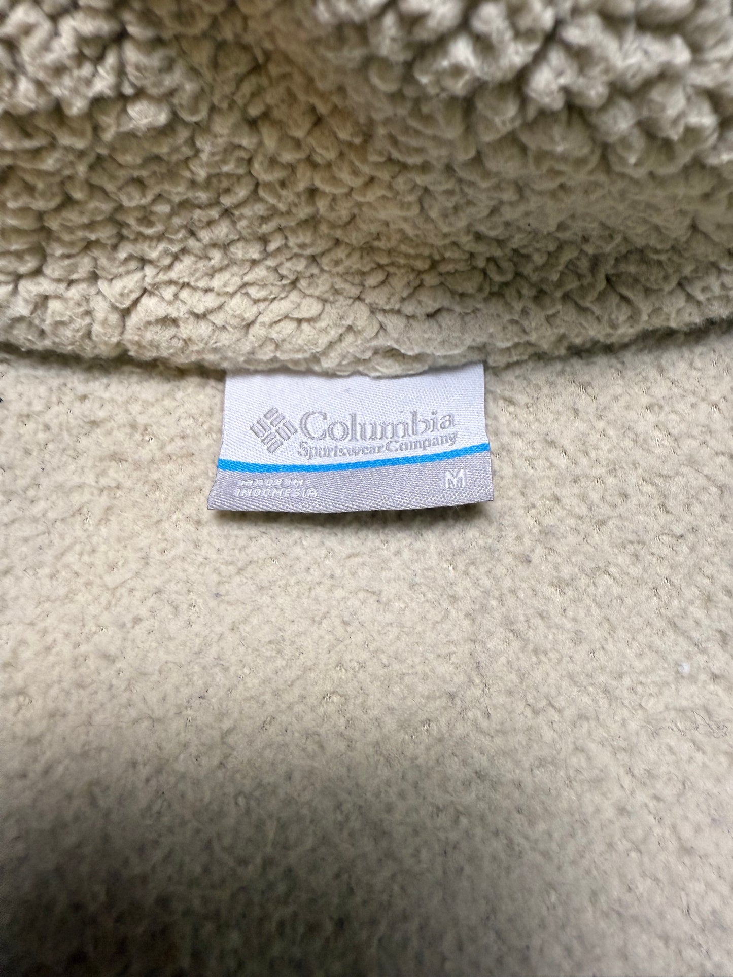 Columbia Sherpa Tan Full Zip