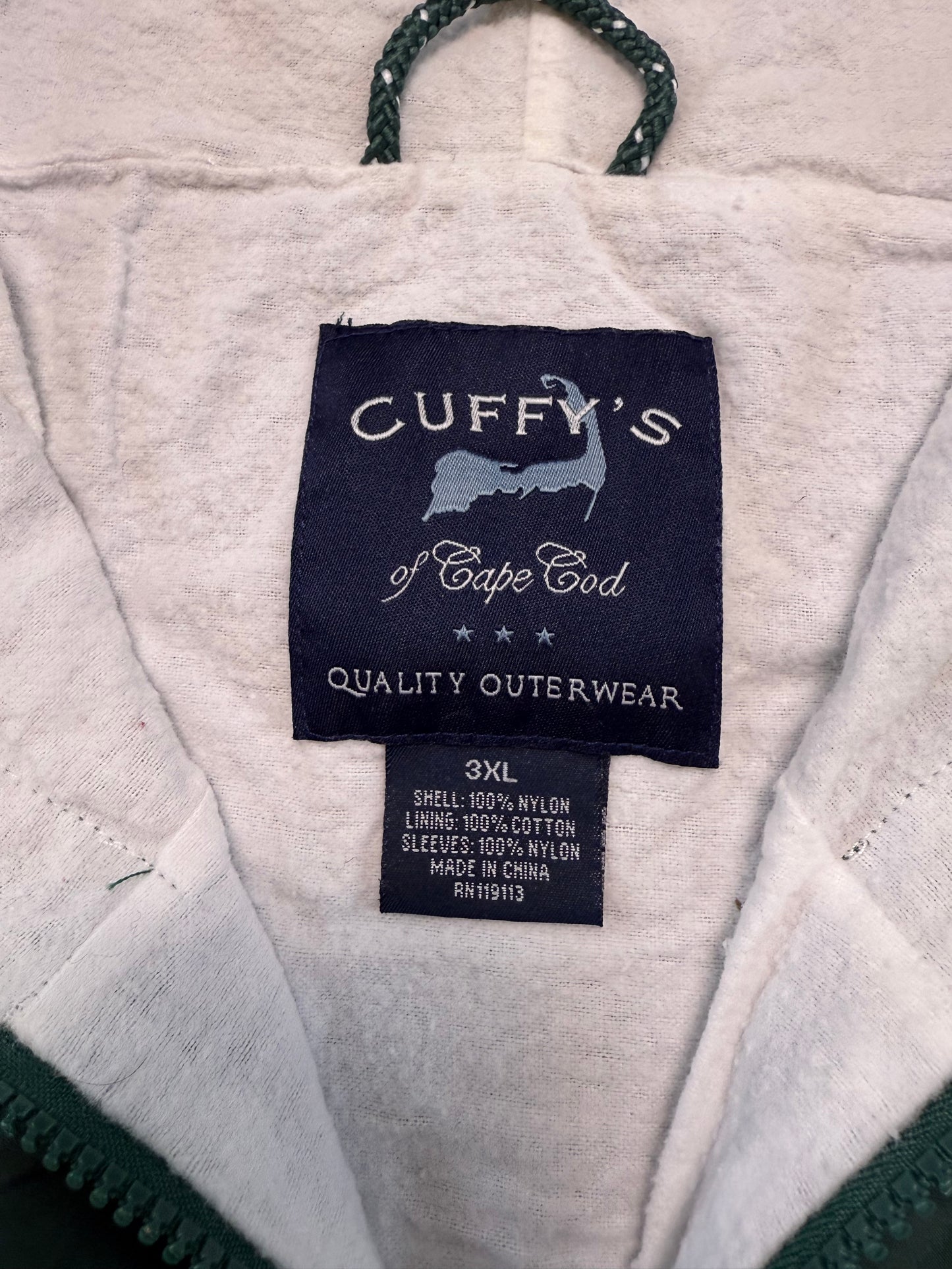 Vintage Cuffy’s Cape Cod Insulated Windbreaker