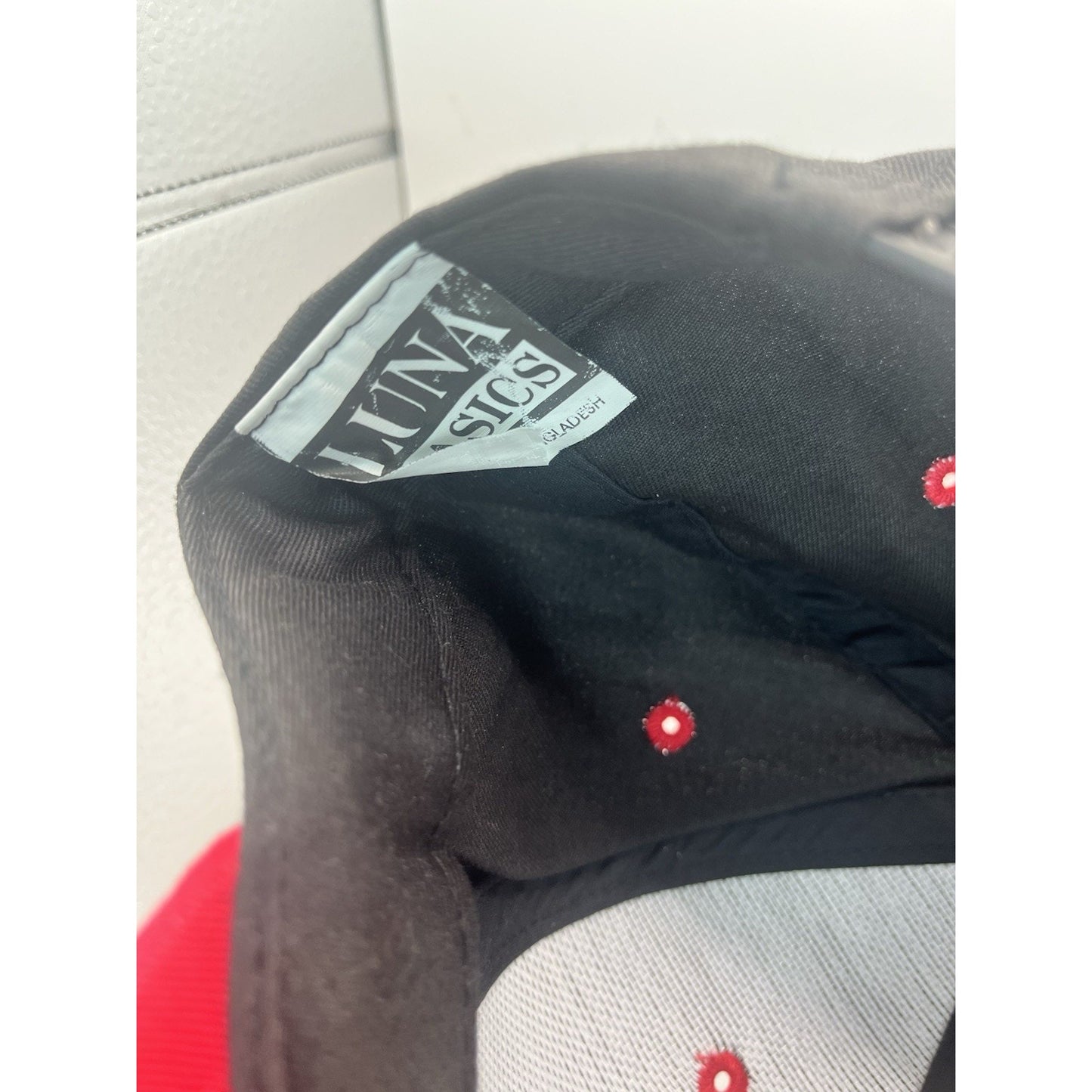 Vtg Hood Hargett Trucker Hat | Black Red Snapback Cap Signed Breakfast Club
