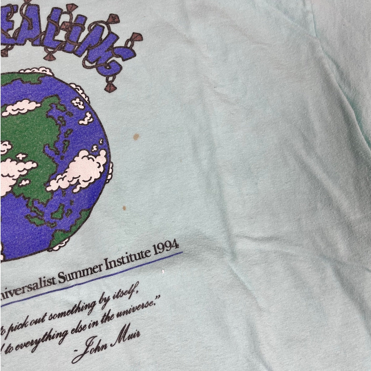 World Healing Tee Light Blue
