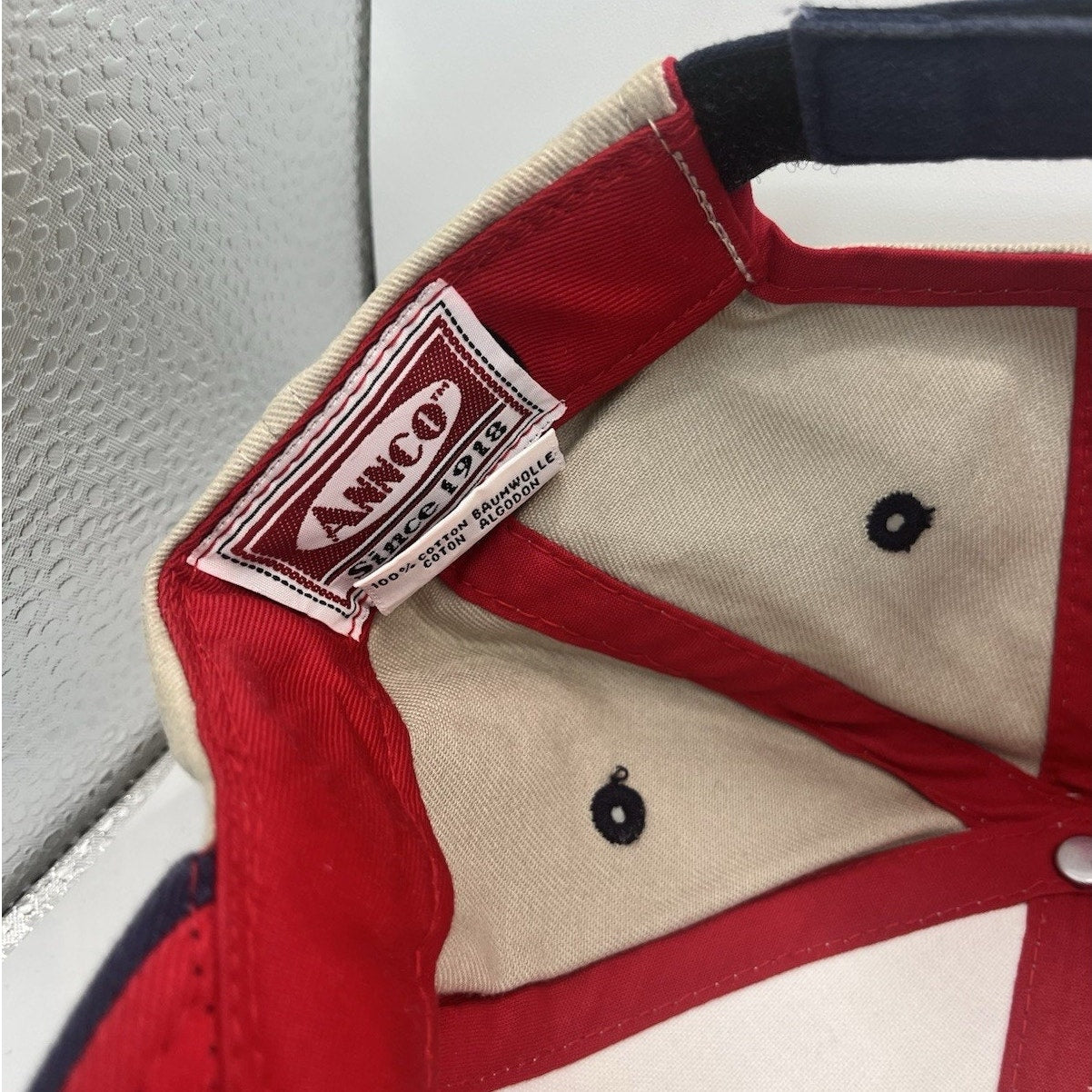Vintage 90s Cleveland Indians MLB Velcroback Hat
