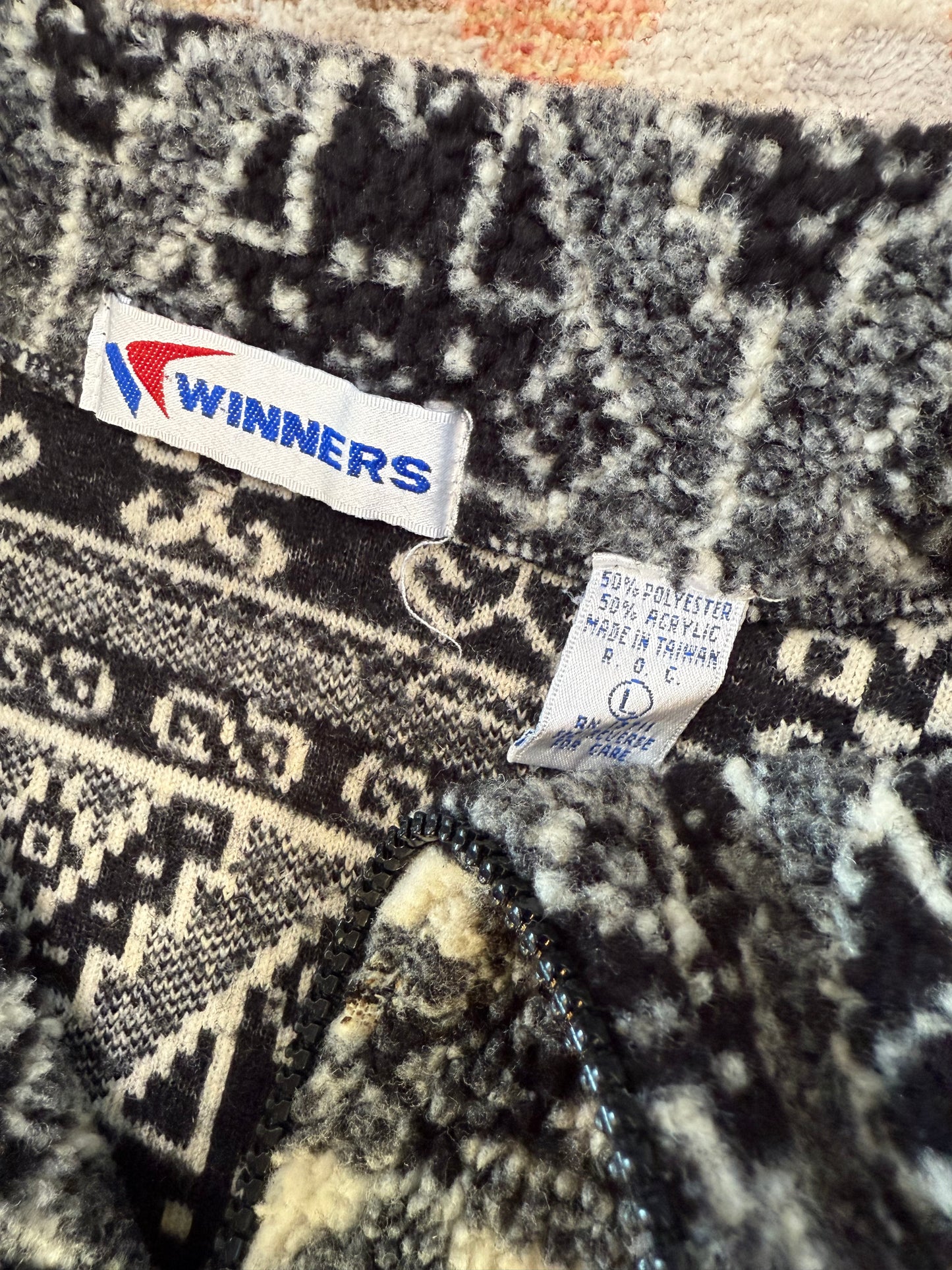 Vintage Winners Patterned Fleece