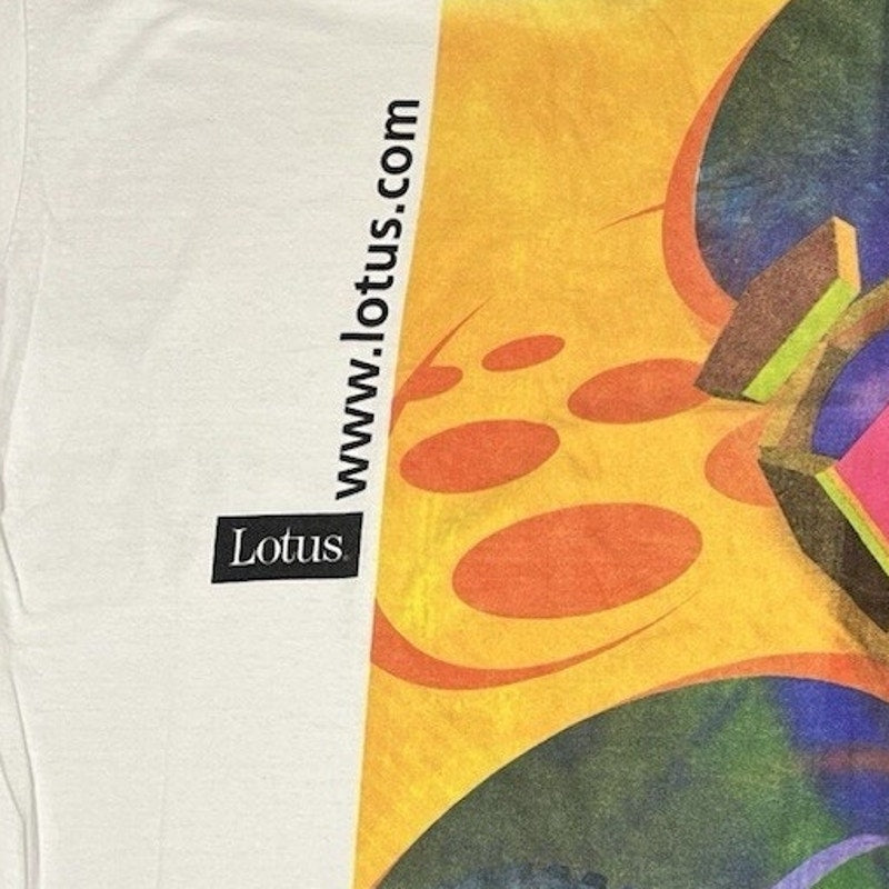Vintage Lotus Software "Work the Web" T-shirt 1990s