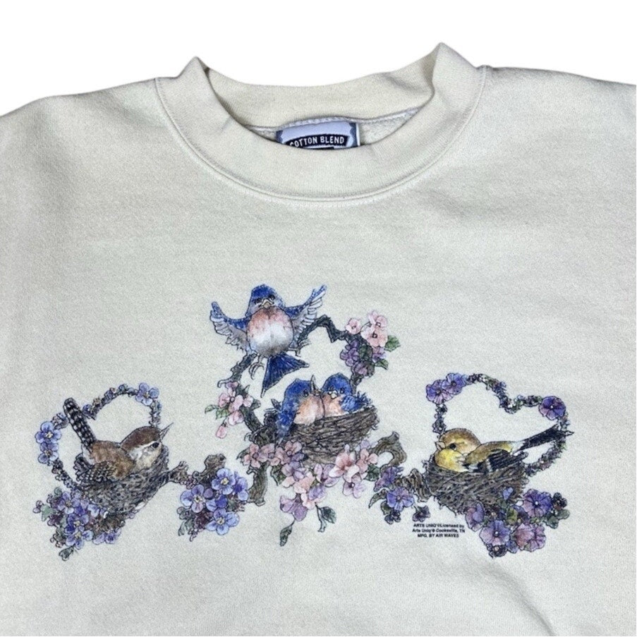 Vintage Granny Floral Sweater