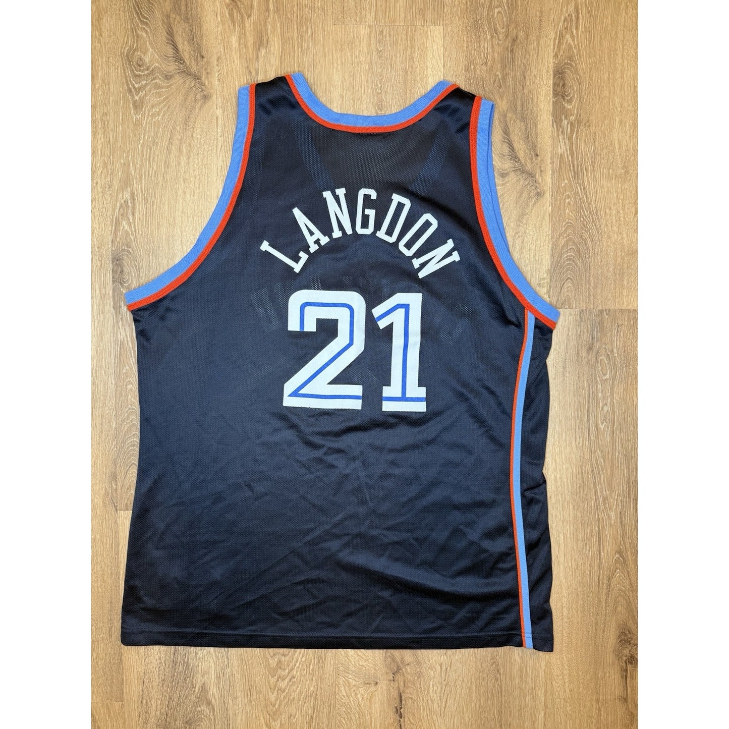 Vintage Champion Jersey Cleveland Cavaliers Size 48 Trajan Langdon