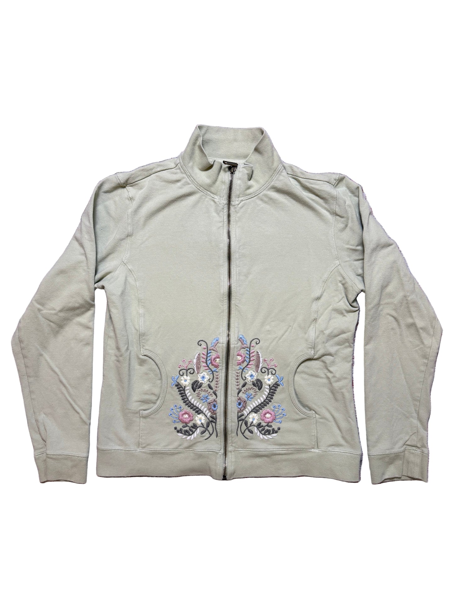 Vintage Full Zip Embroidered Jacket