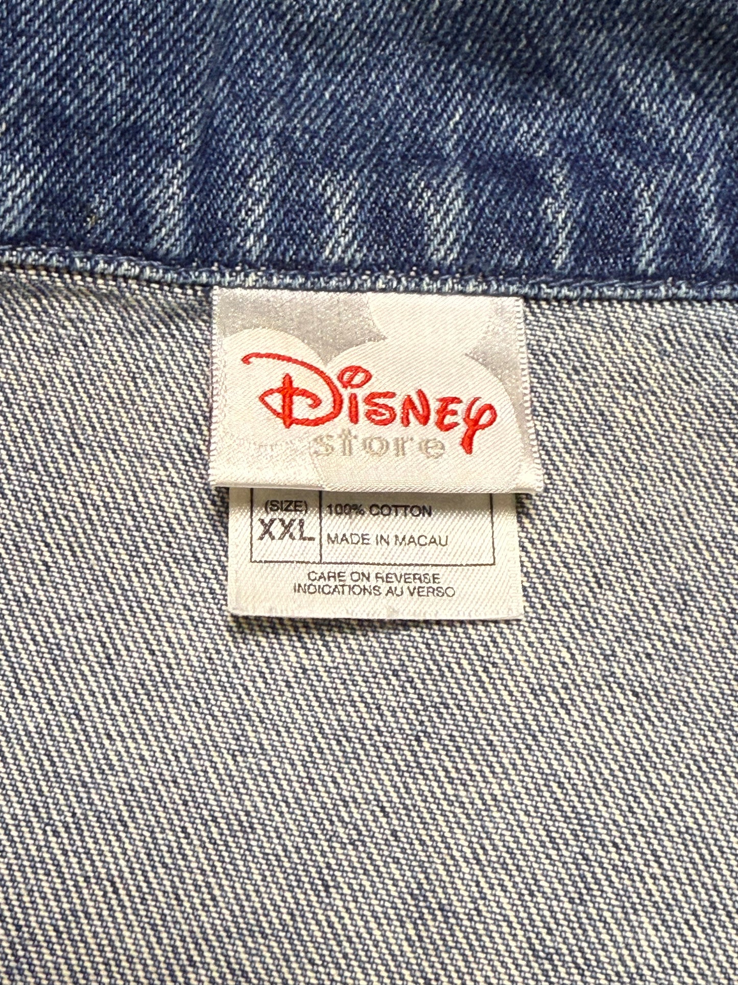 Disney Mickey Mouse American Flag Denim Jacket