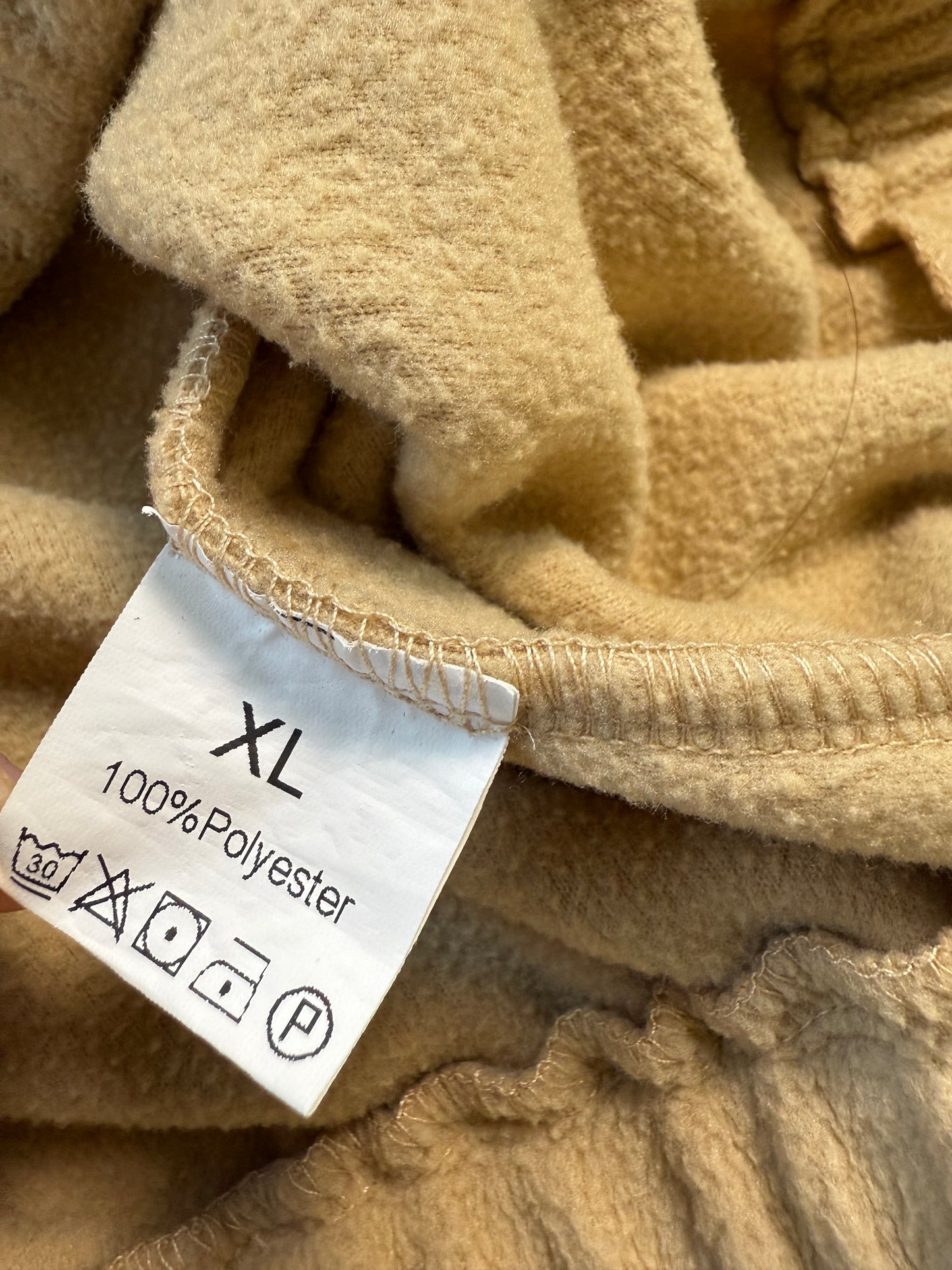 Mountain 1/4 Zip Tan Fleece