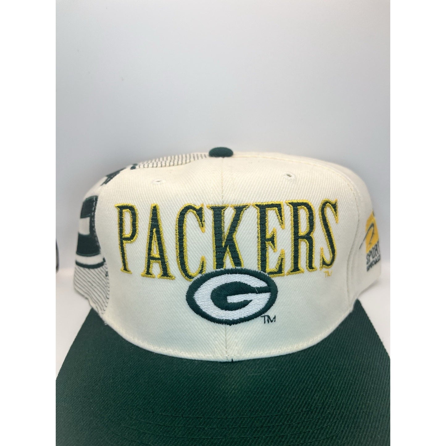 Vintage Green Bay Packers Sports Specialties Shadow Laser Snapback