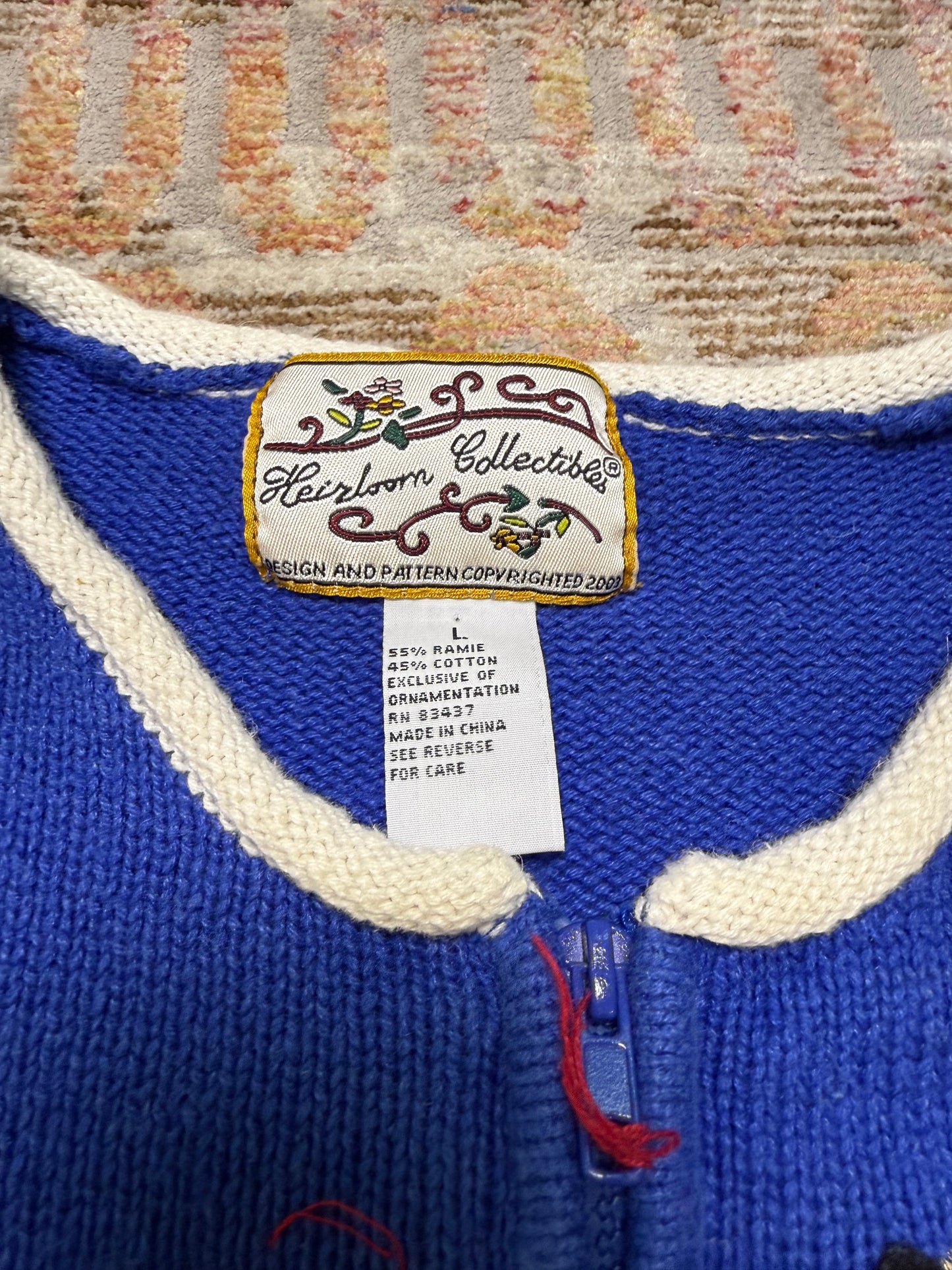 Vintage Heirloom Collectibles Snowman Christmas Sweater