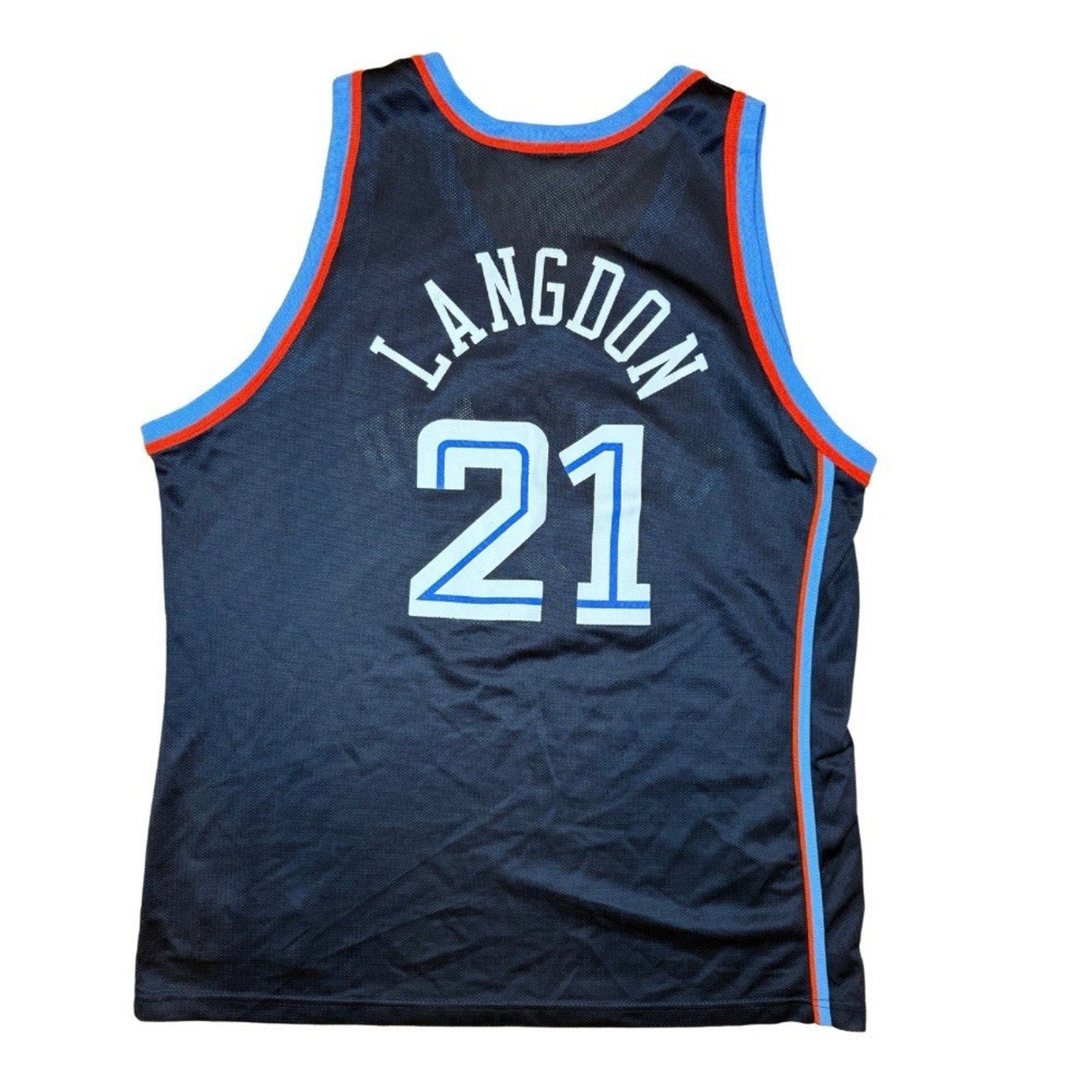 Vintage Champion Jersey Cleveland Cavaliers Size 48 Trajan Langdon