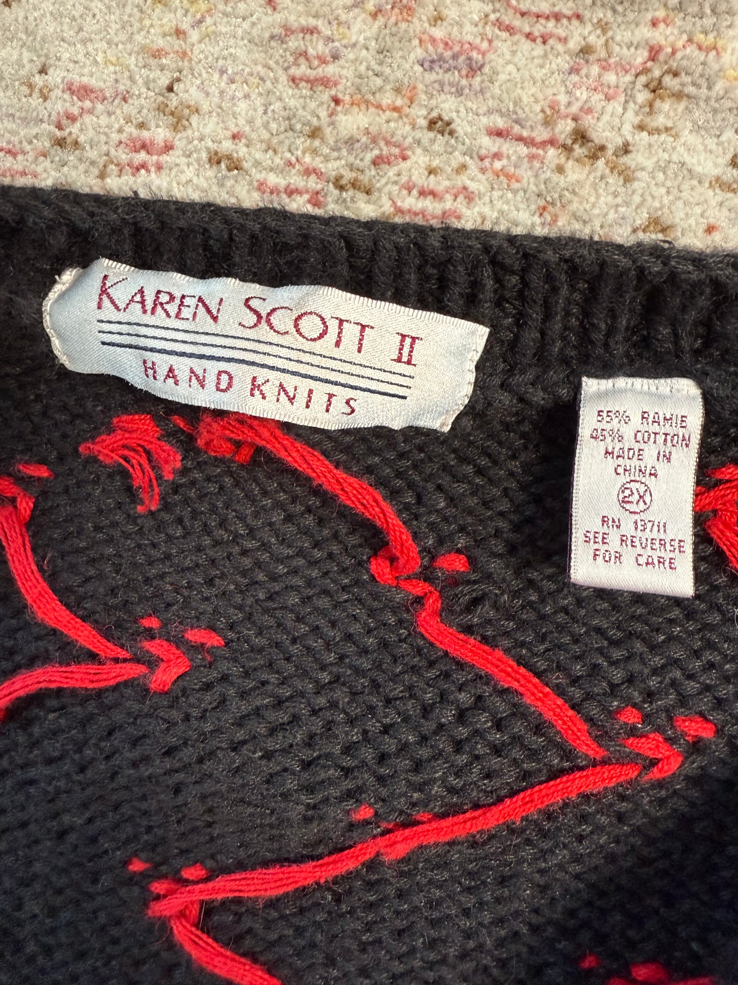 Vintage Teacher Knit Sweater