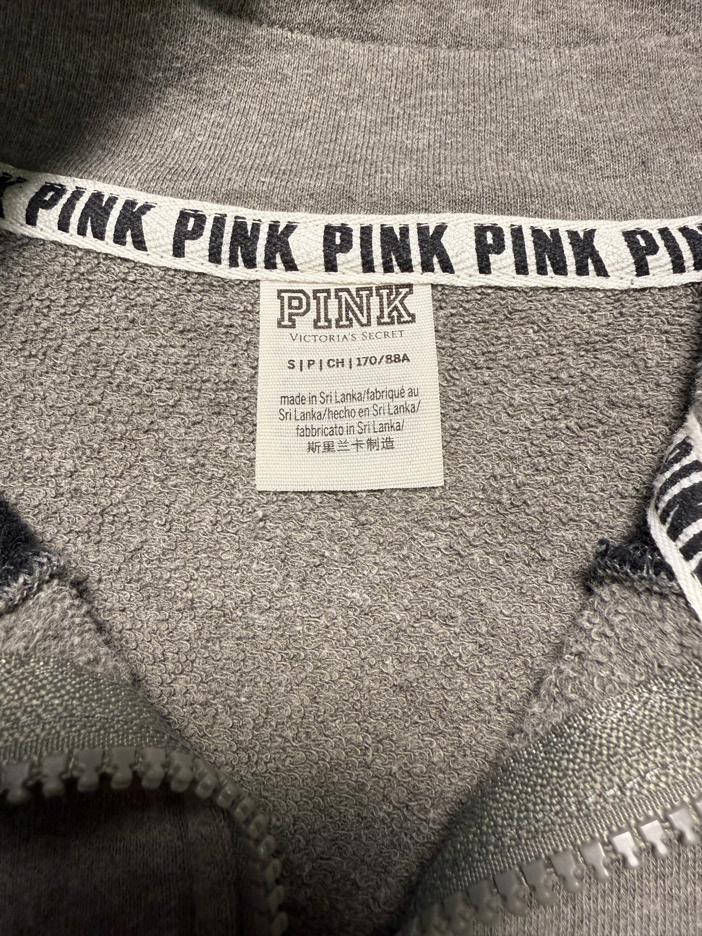 Victoria's Secret PINK 1/4 Zip Crewneck