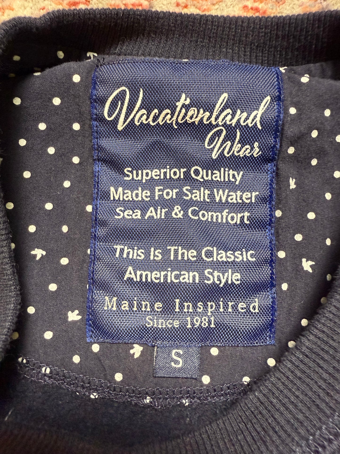 Maine Rope Style Lettering Crewneck