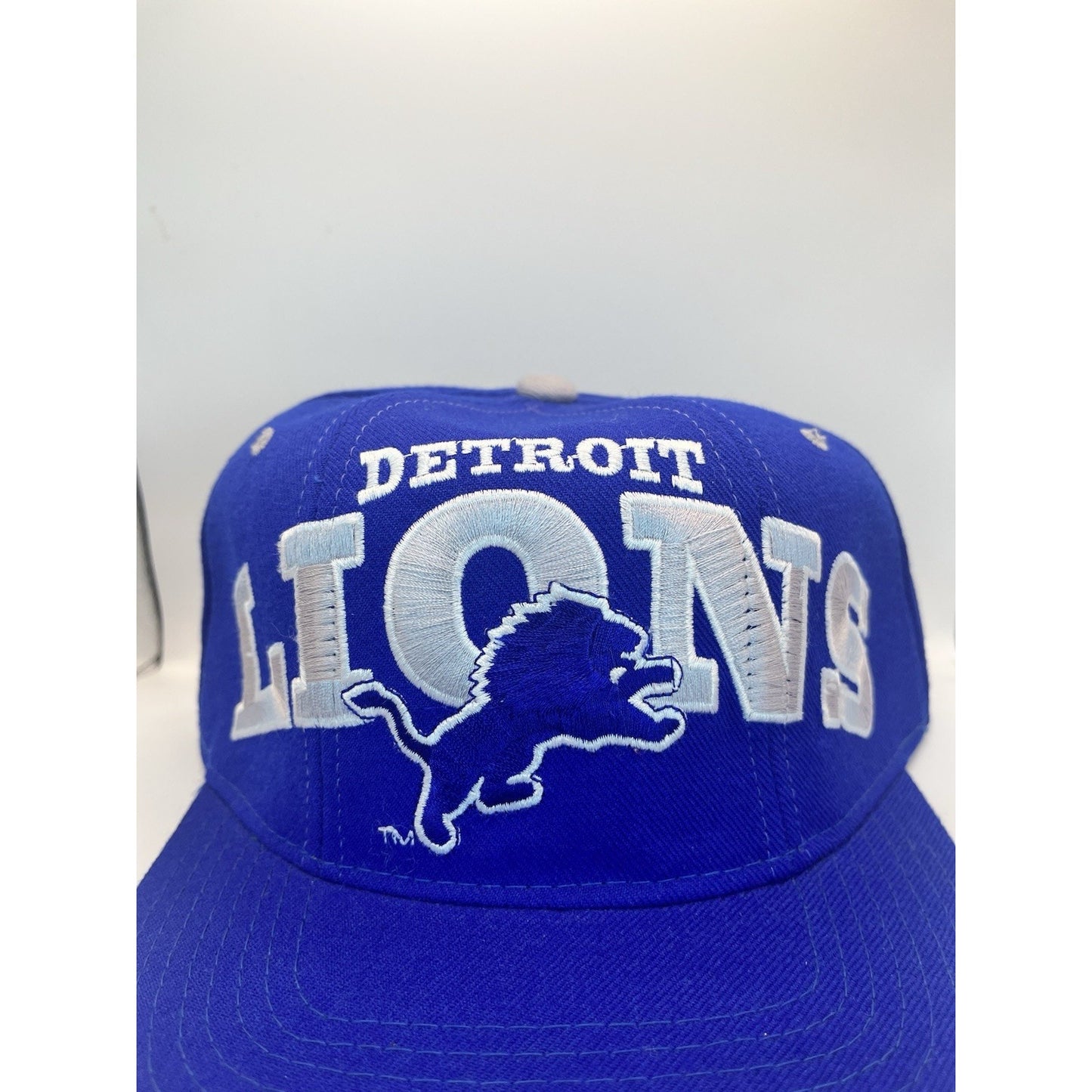 Vintage Detroit Lions Big Logo NFL Tri Power Snapback