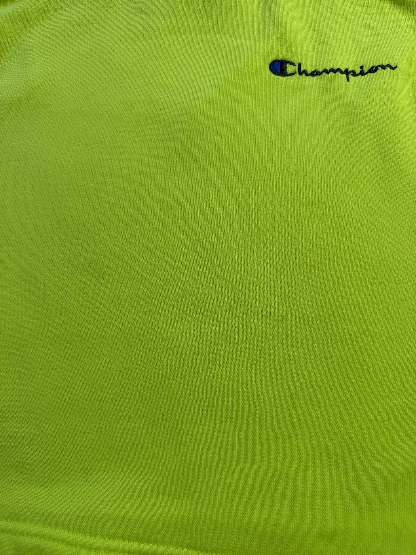 Cropped Neon Champion Crewneck