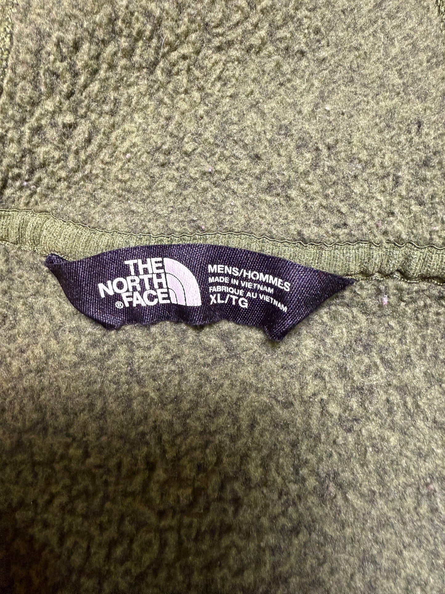 North Face Green Fleece Hoodie