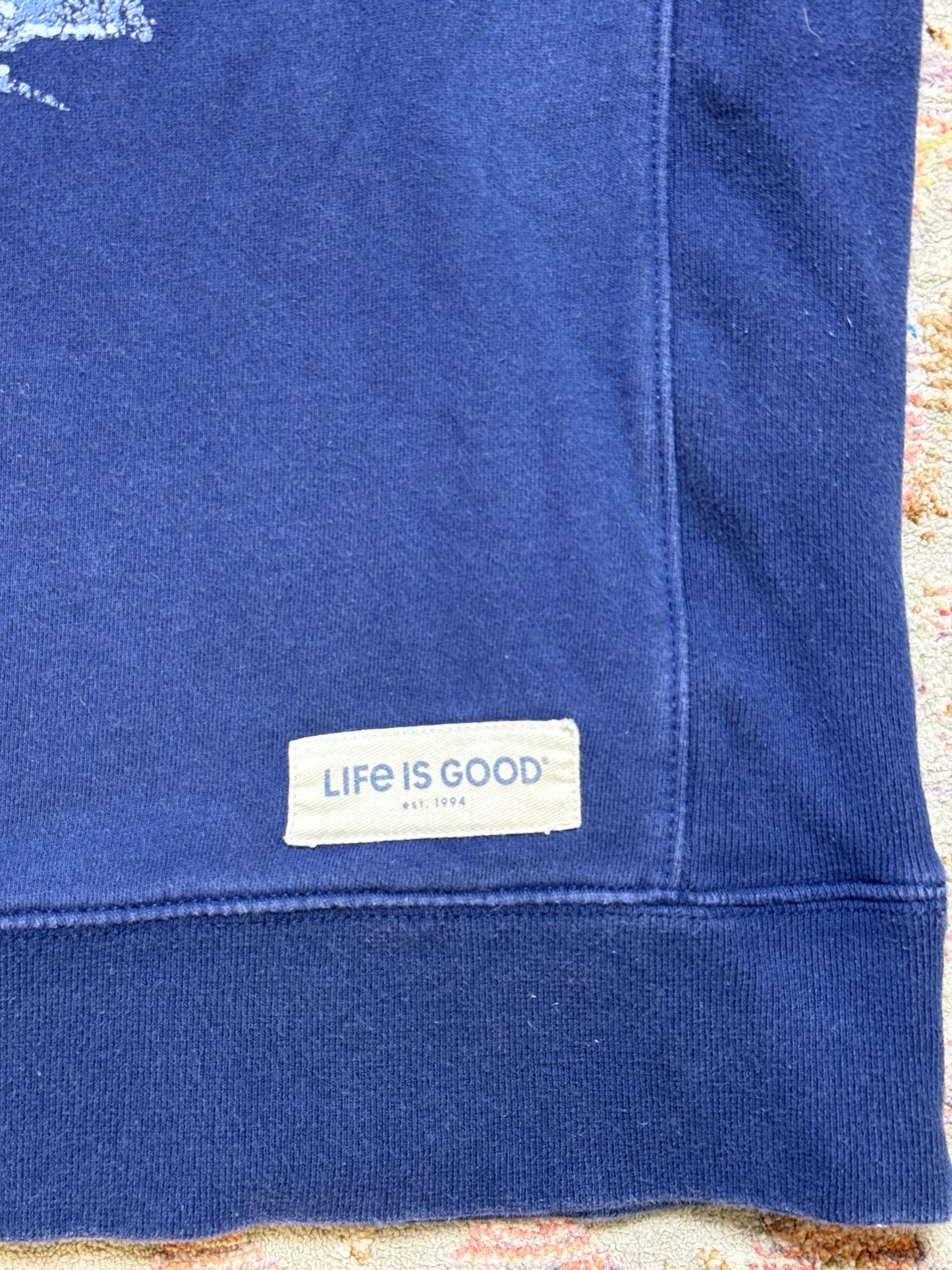 Life is Good Breathe Crewneck