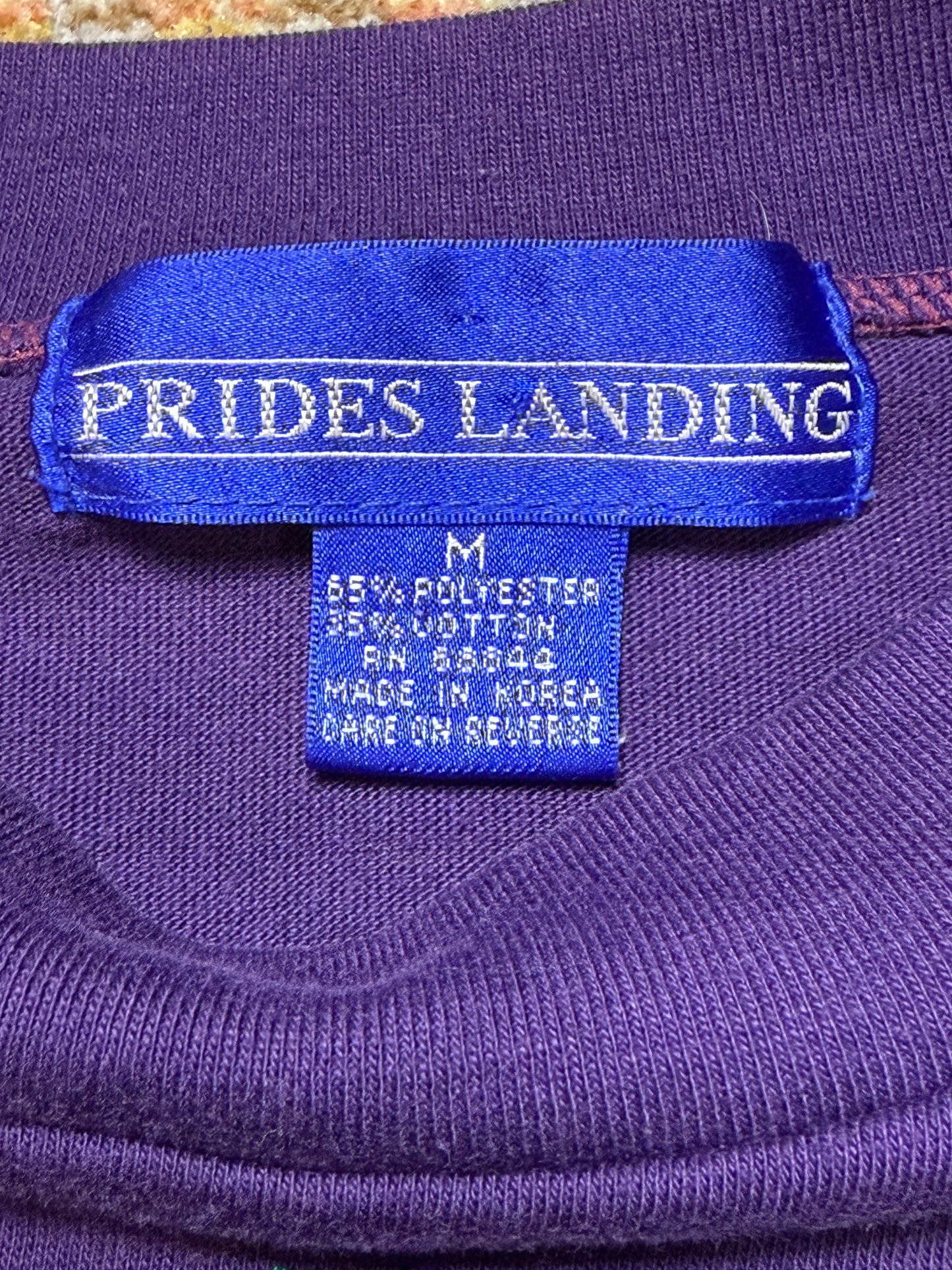 Vintage Purple Floral Shirt