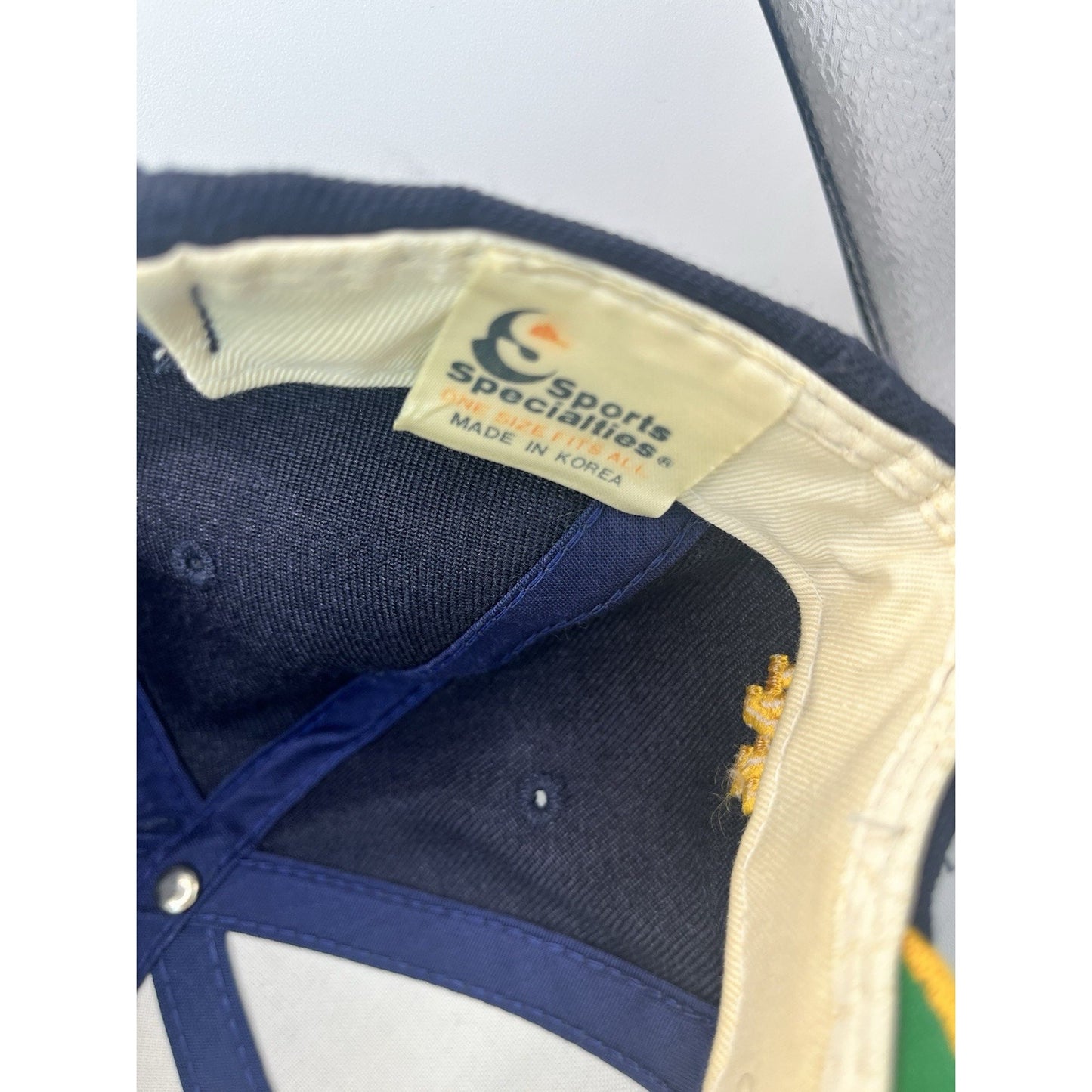 Vintage Notre Dame Sports Specialties Script Snapback
