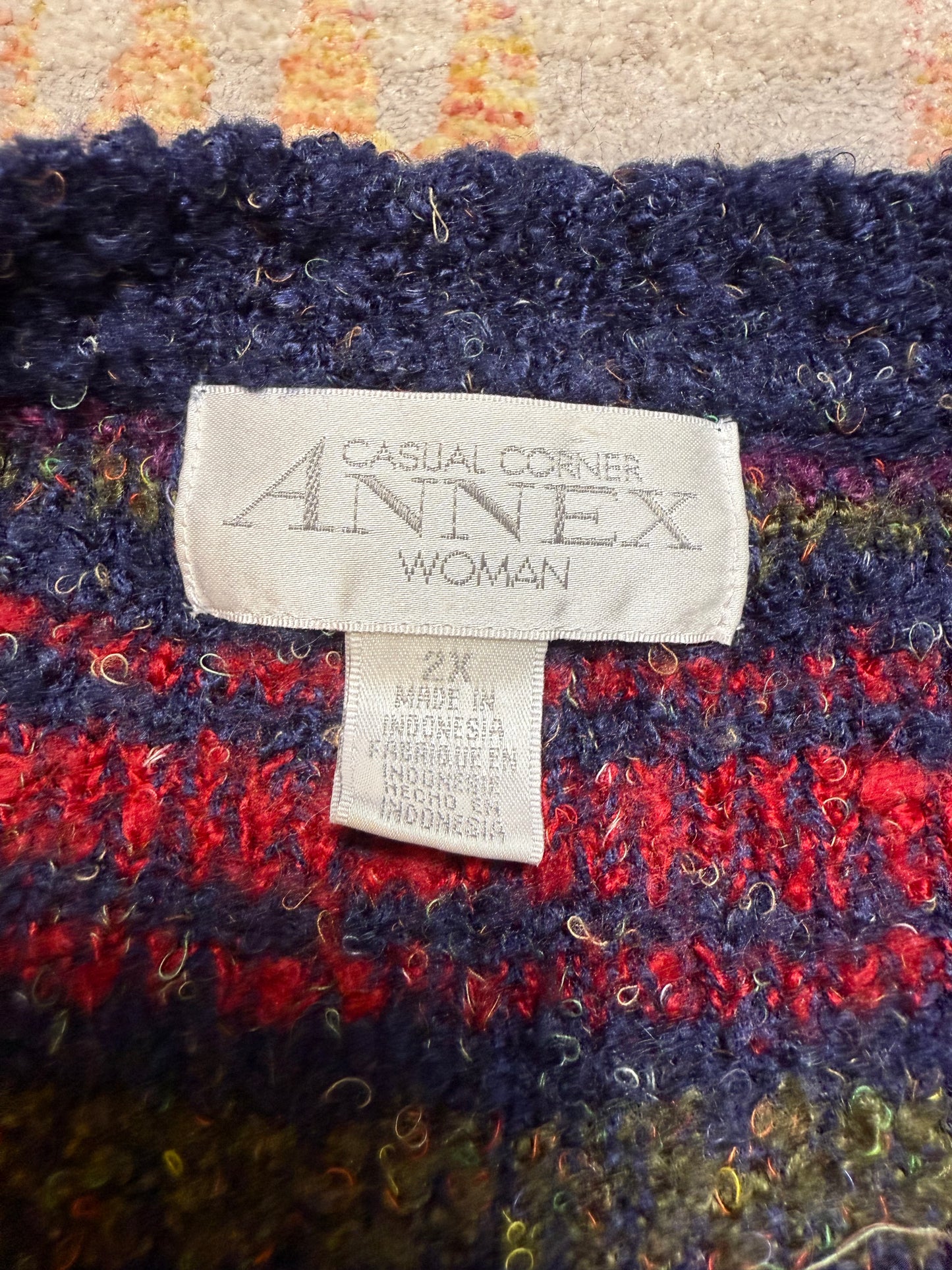 Striped Granny Sweater Cardigan