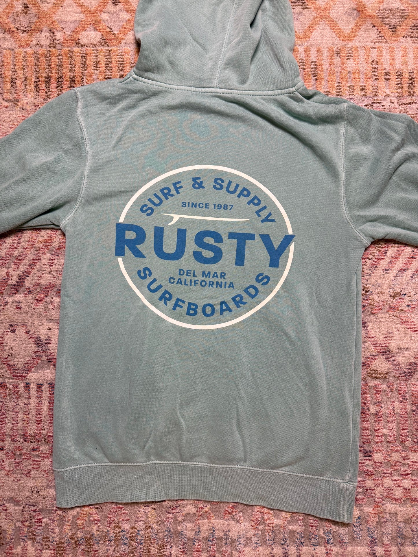 Rusty Surfboards Del Mar CA Hoodie