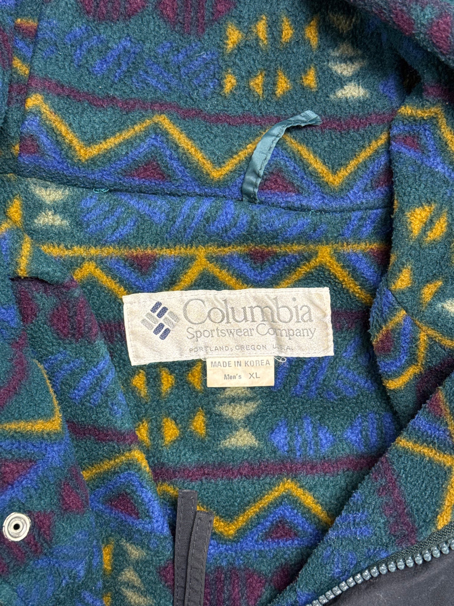 Vintage Columbia Fleece Lined Jacket