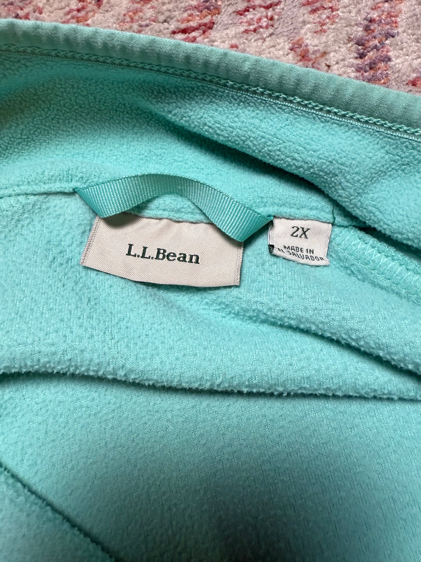 LL Bean Aqua Fleece