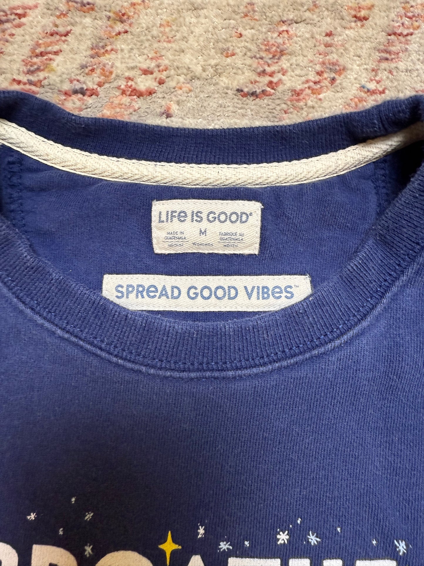 Life is Good Breathe Crewneck