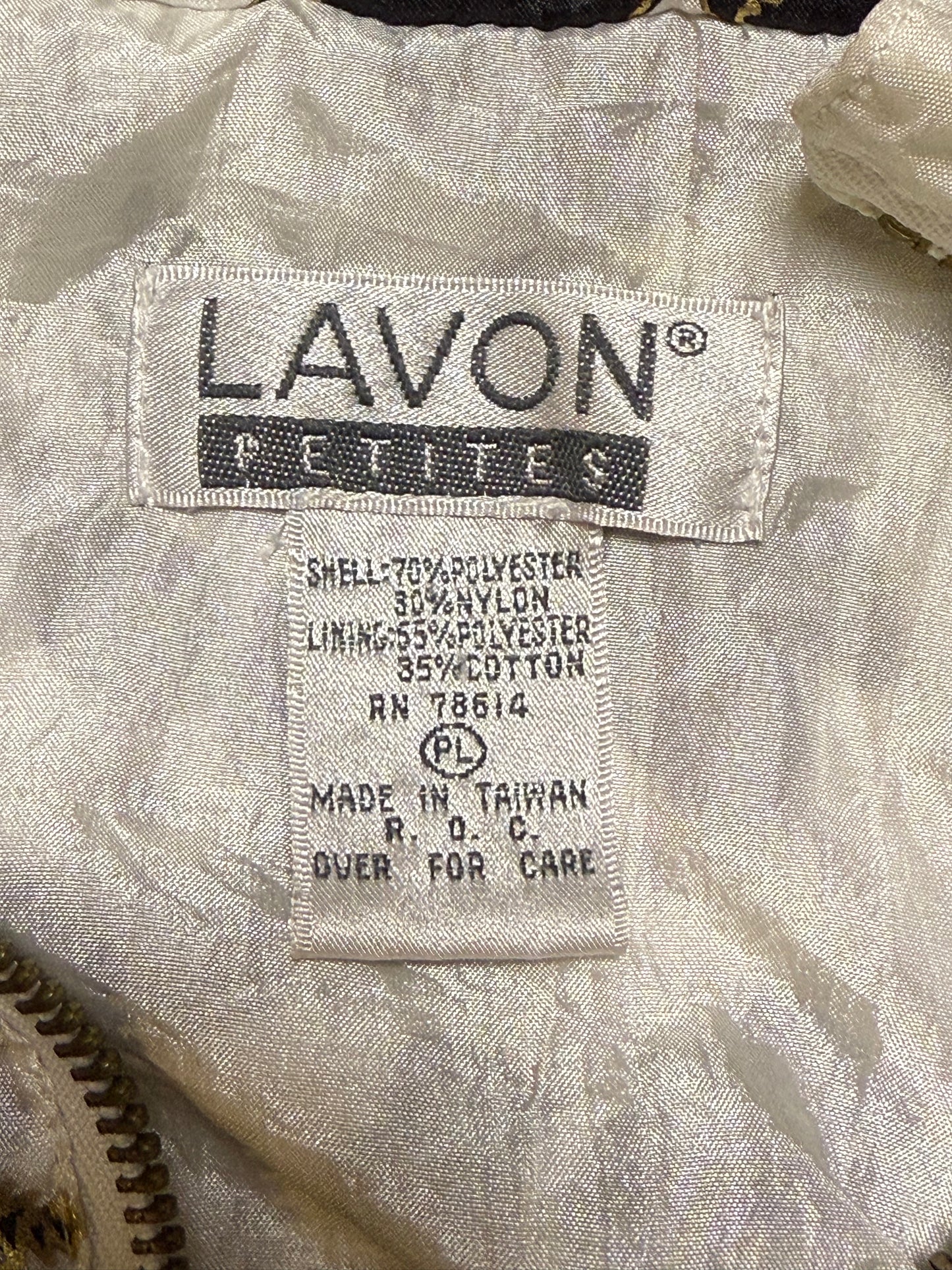 Vintage Lavon Sheer Floral Jacket