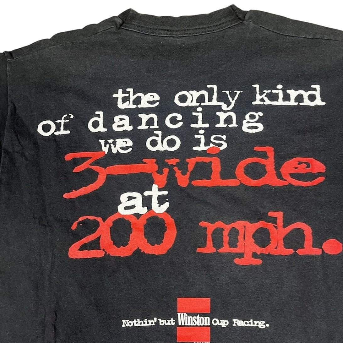 Vintage Winston Cigarettes Pocket T Shirt "Nascar Winston Cup Series" Black
