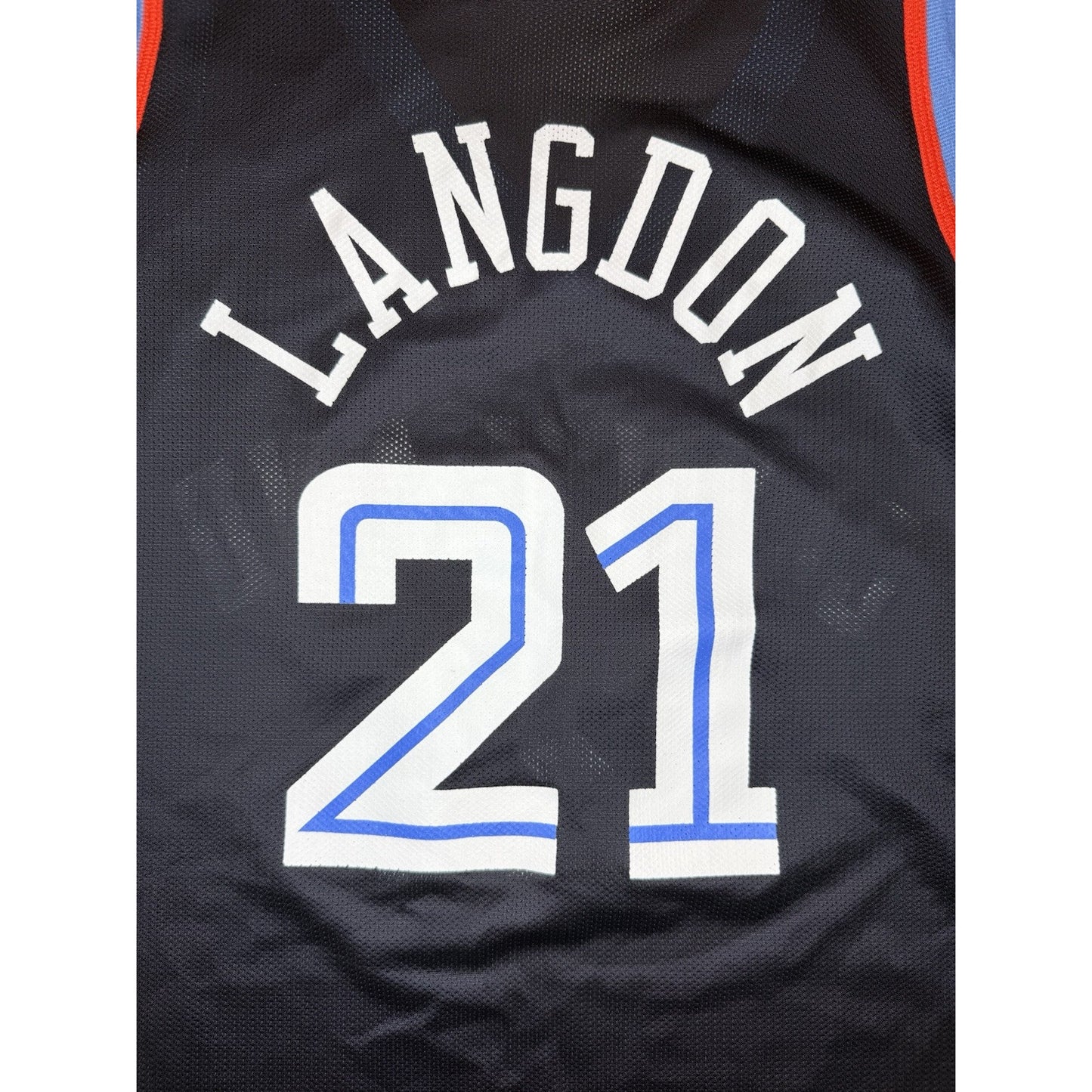 Vintage Champion Jersey Cleveland Cavaliers Size 48 Trajan Langdon