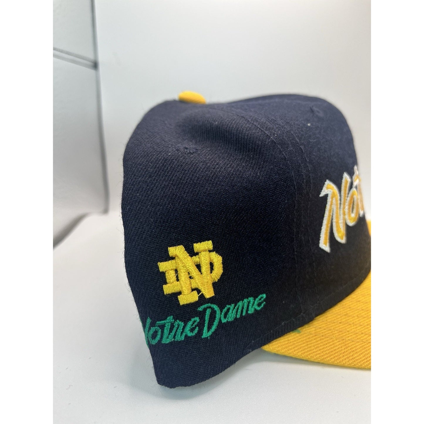Vintage Notre Dame Sports Specialties Script Snapback