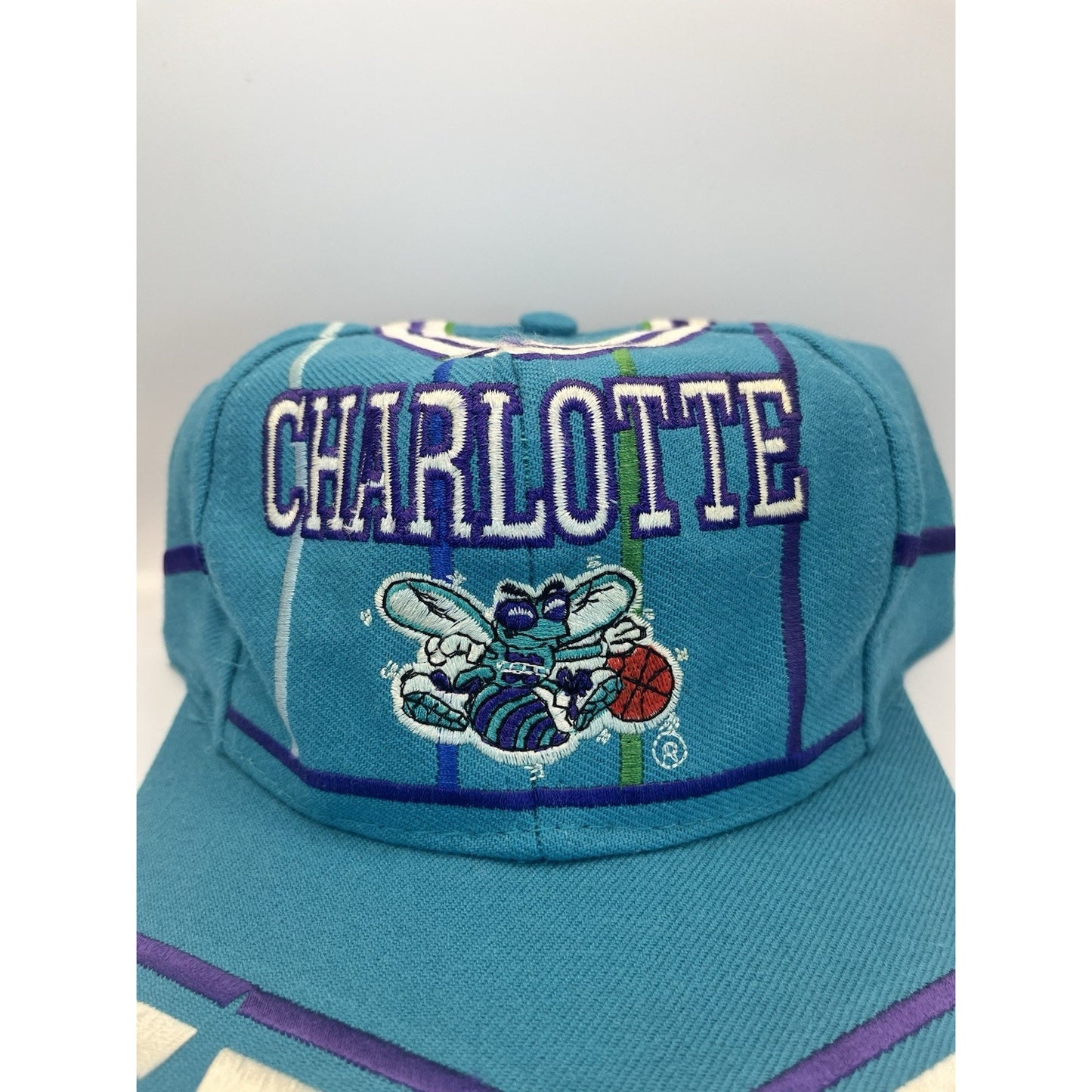 Vintage Charlotte Hornets Big Logo Jersey Snapback
