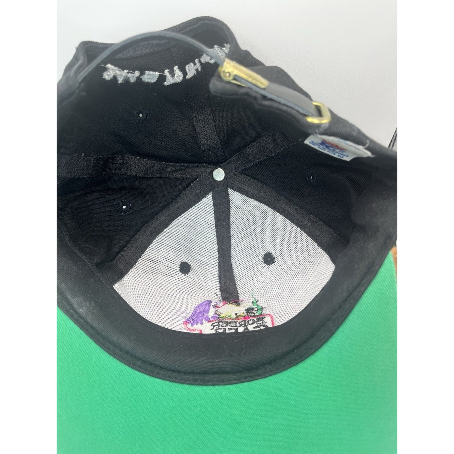 Vintage On The Border NYC Hat Leather Strapback