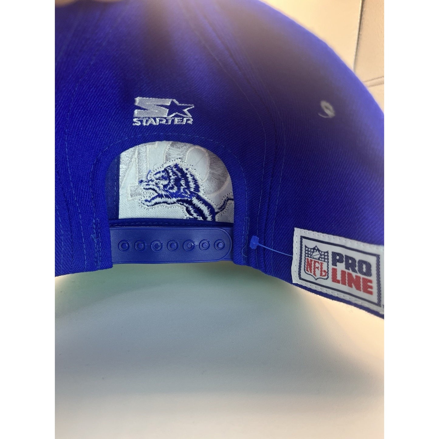 Vintage Detroit Lions Big Logo NFL Tri Power Snapback