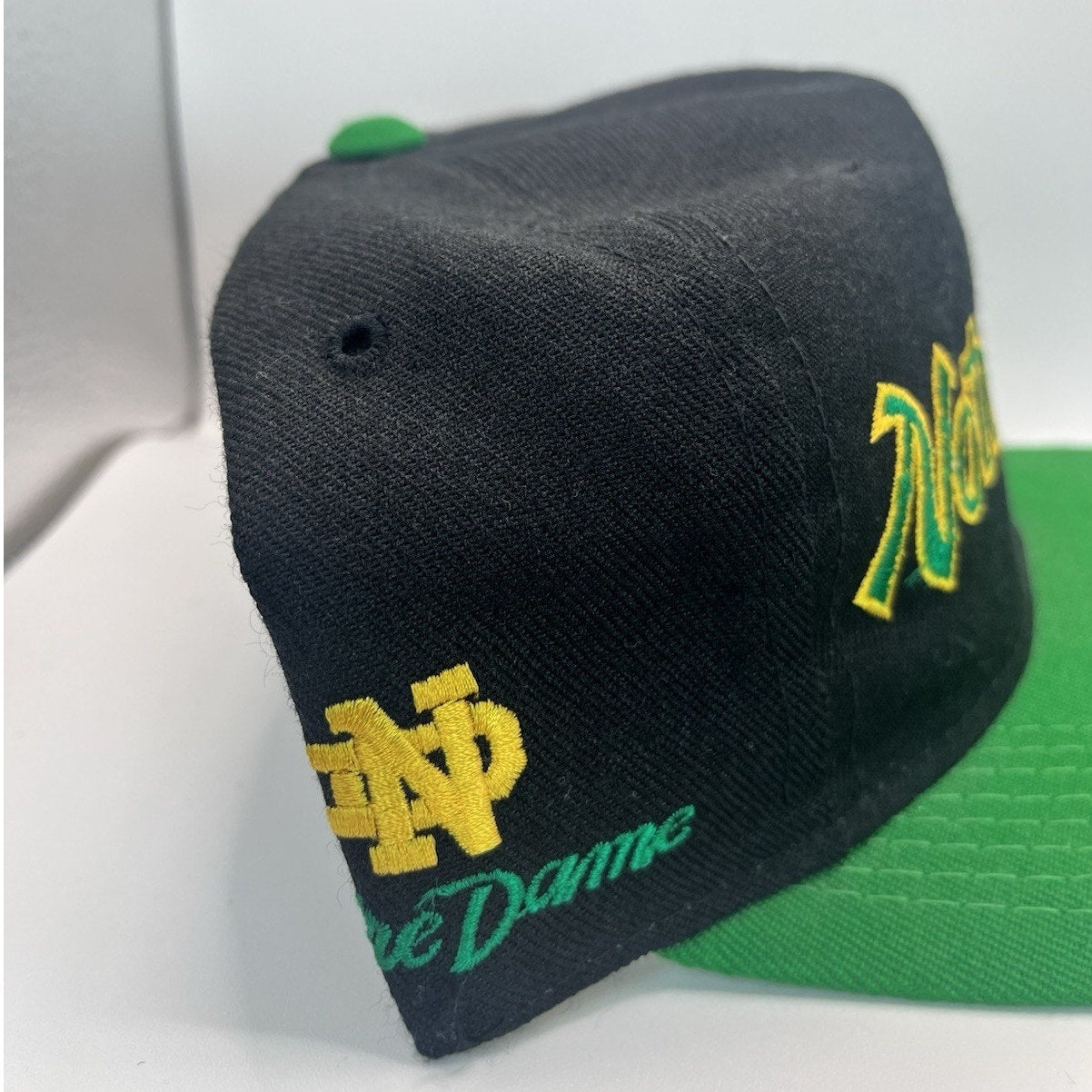 Vintage Notre Dame Script Snapback