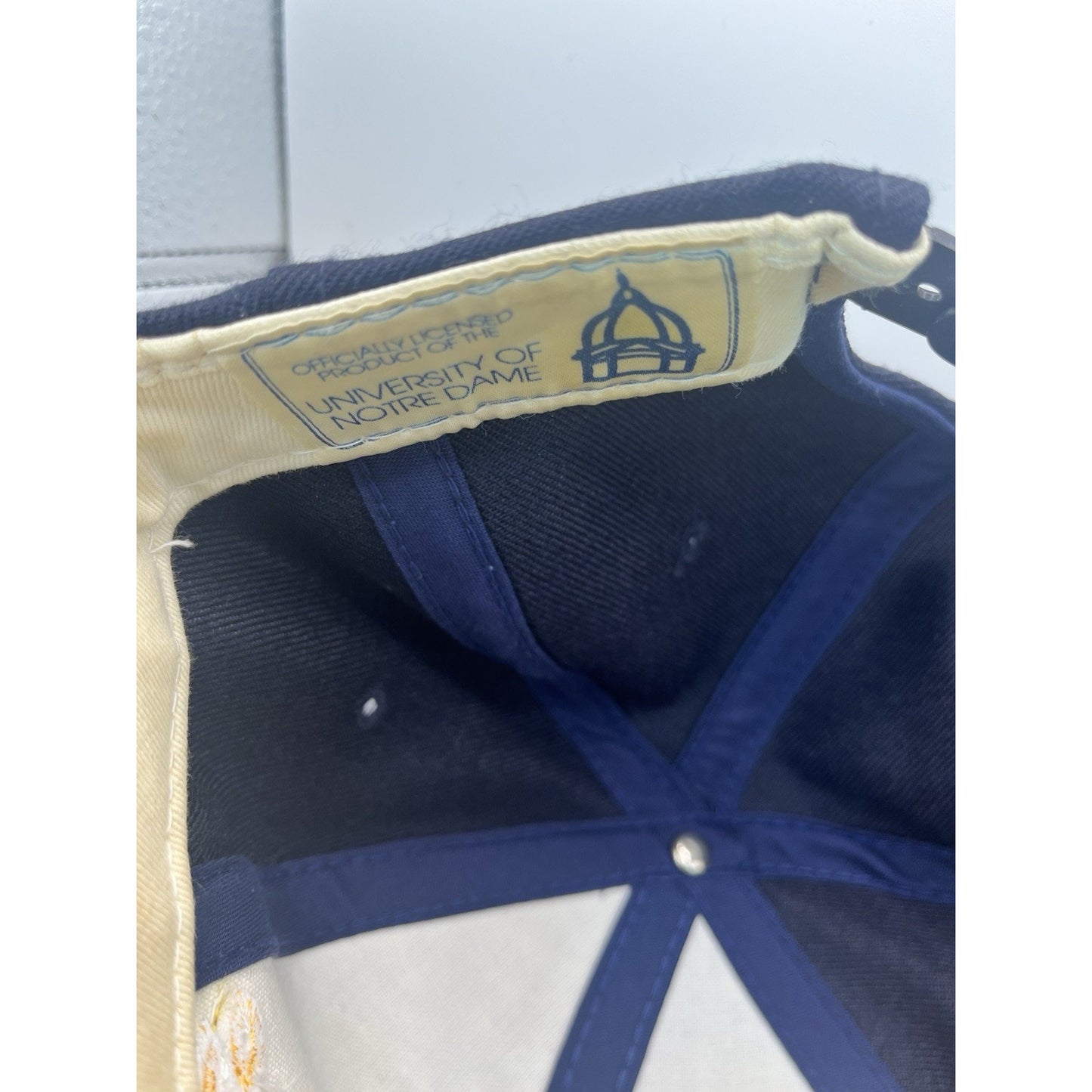Vintage Notre Dame Sports Specialties Script Snapback