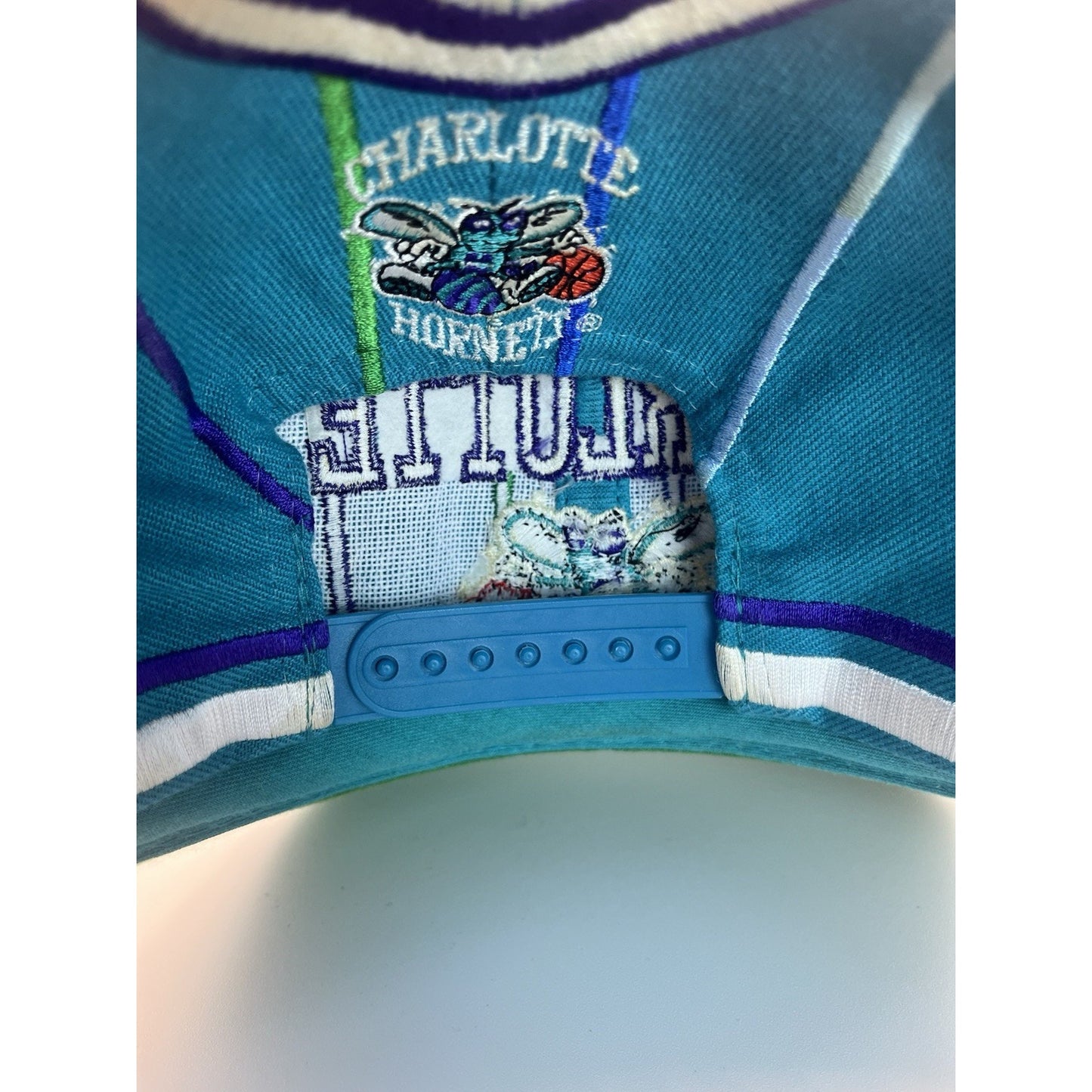 Vintage Charlotte Hornets Big Logo Jersey Snapback