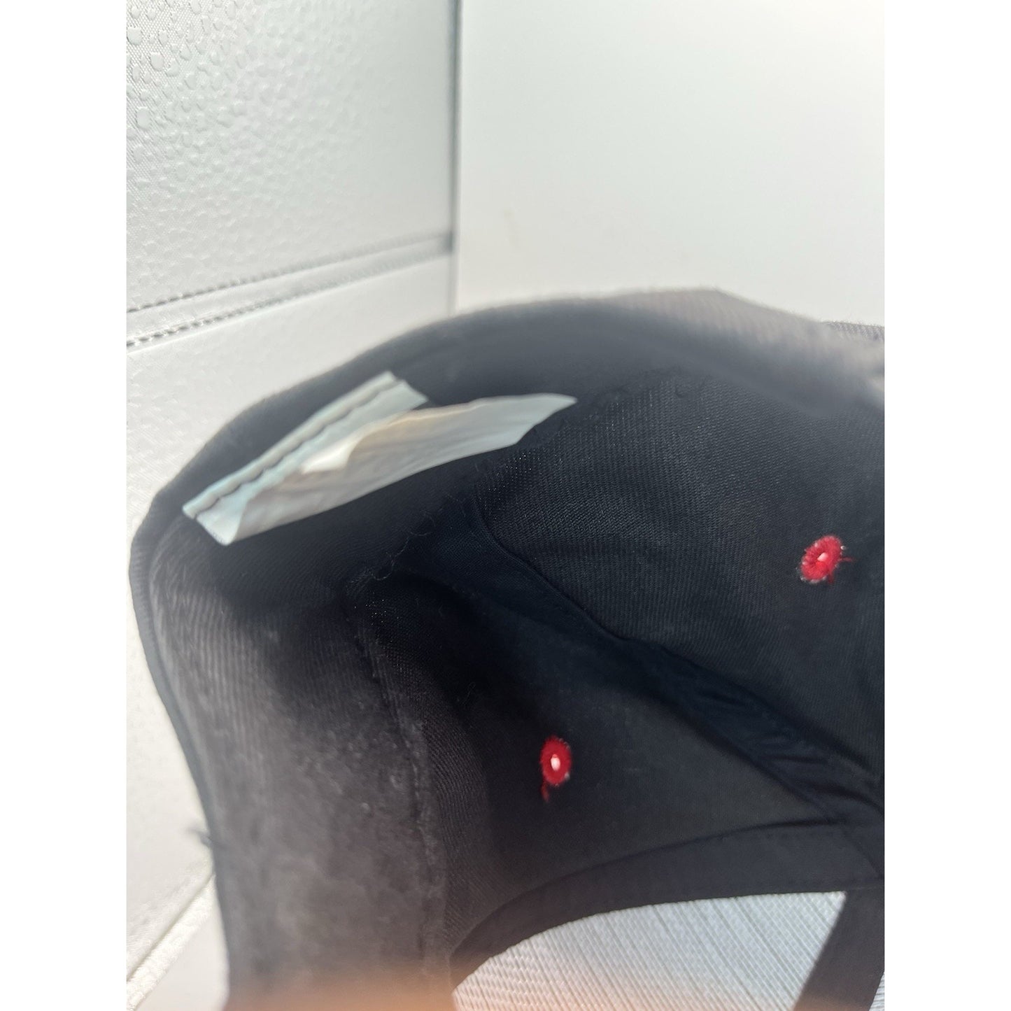 Vtg Hood Hargett Trucker Hat | Black Red Snapback Cap Signed Breakfast Club