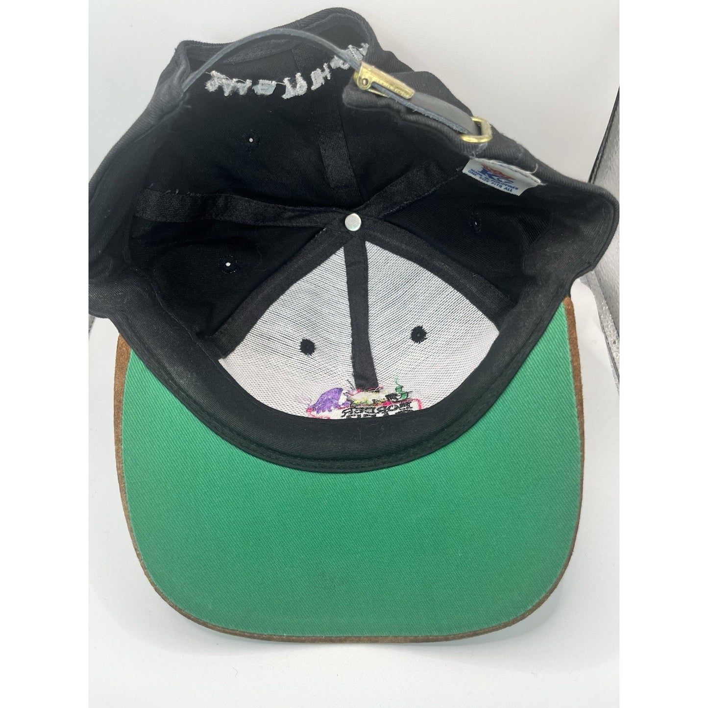 Vintage On The Border NYC Hat Leather Strapback