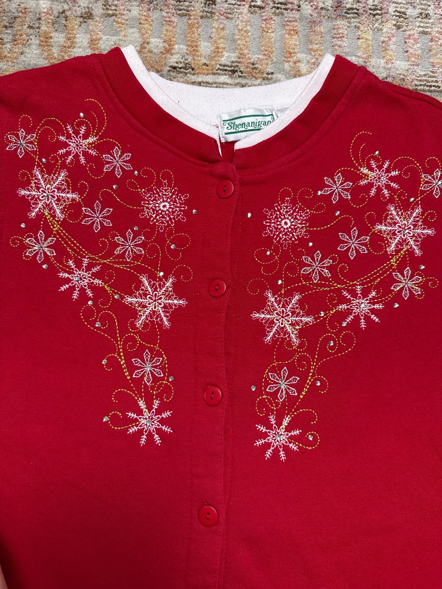 Vintage Shenanigans Button Up Crewneck