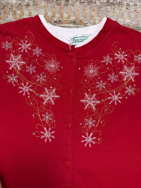 Vintage Shenanigans Button Up Crewneck