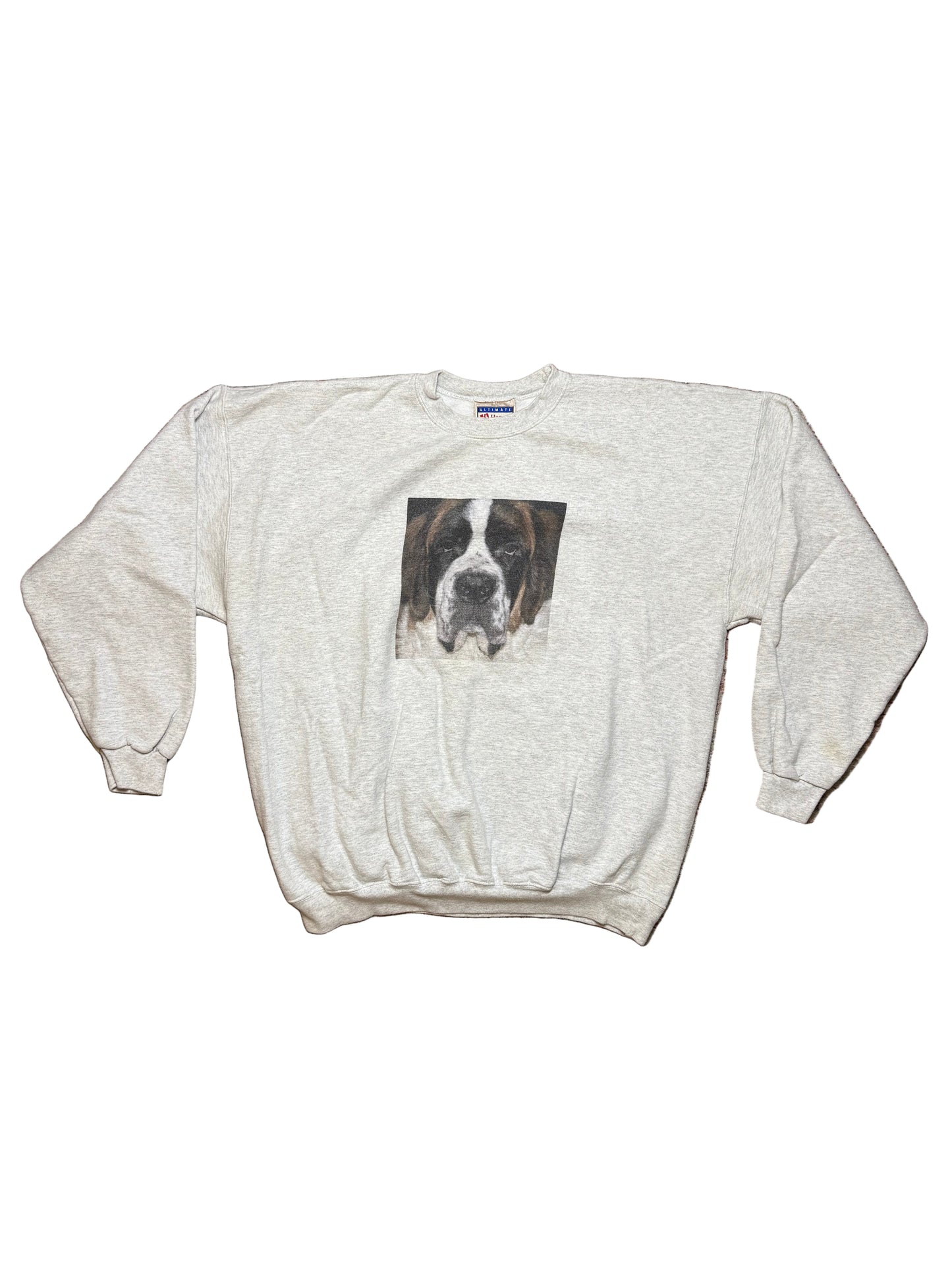 Vintage St. Bernard Photo Crewneck