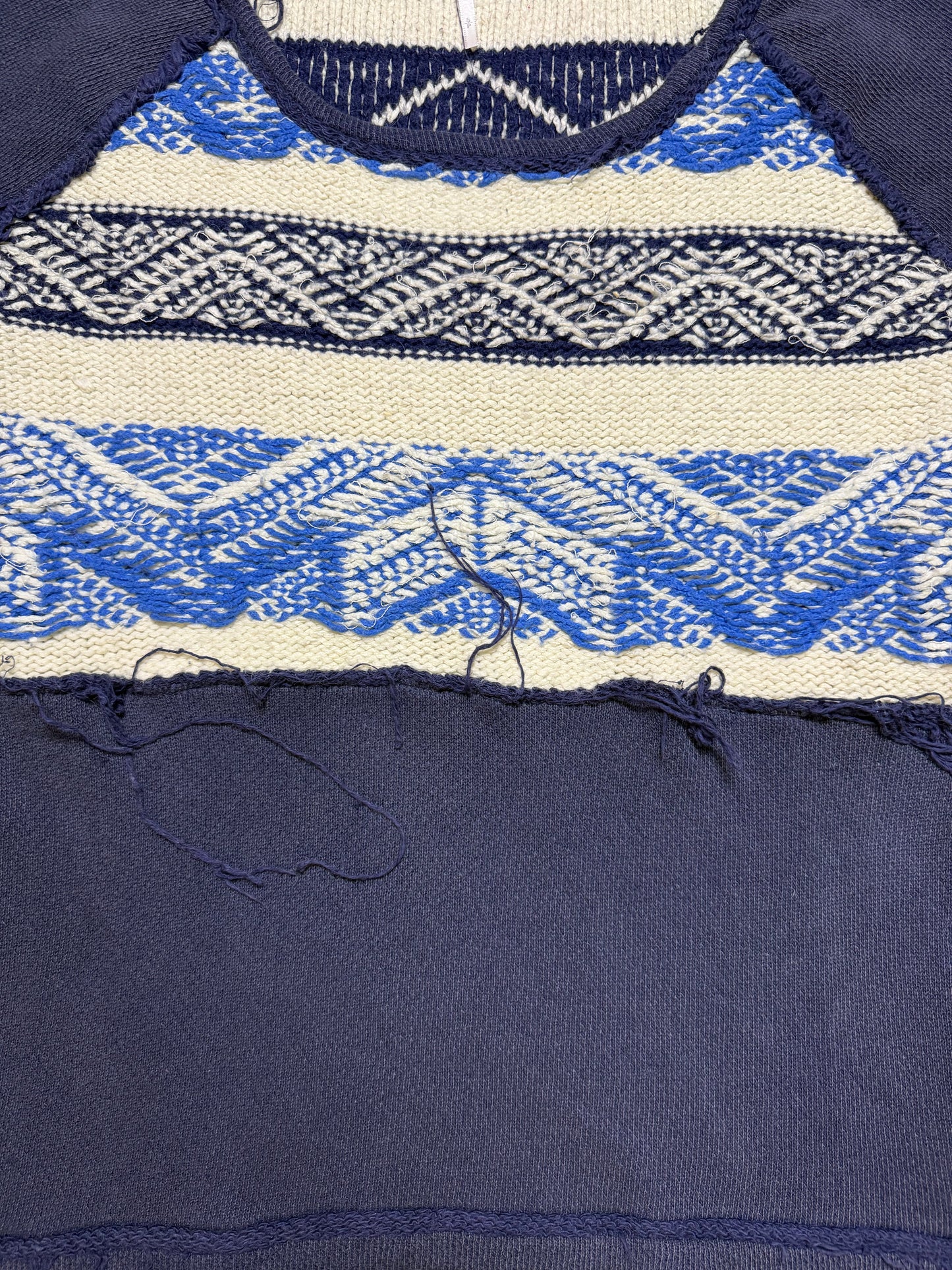 Free People Distressed Winter Sweater