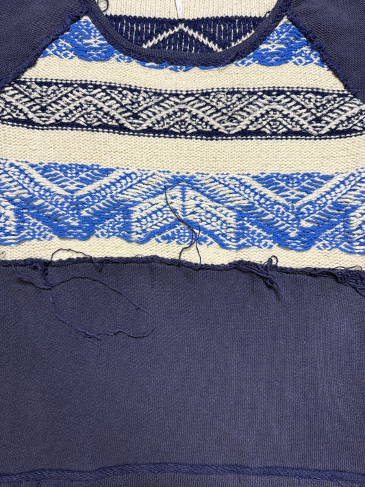 Free People Distressed Winter Sweater