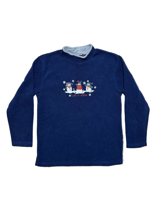 Vintage Granny Crewneck Let it Snow