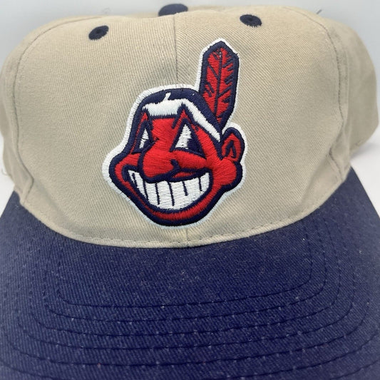 Vintage 90s Cleveland Indians MLB Velcroback Hat