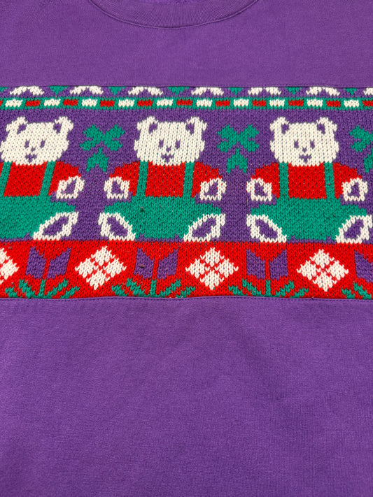 Vintage Lauren Brooke Bear Crewneck